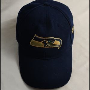 Old Seattle Seahawks Navy Blue Hat